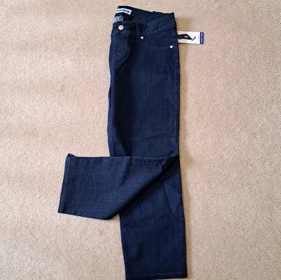 NWT Nygard Skinny Crop Denim Size 12 Women's Slim Leg Stretch Dark Wash Jeans - Picture 11 of 11